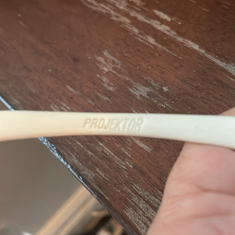 Von Zipper VZ Projektor white rectangular sunglasses. Made in Italy - Picture 5 of 15